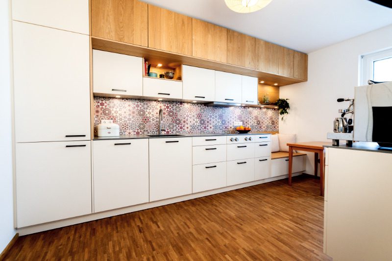 Scandinavian Charm with Patterned Tiles
