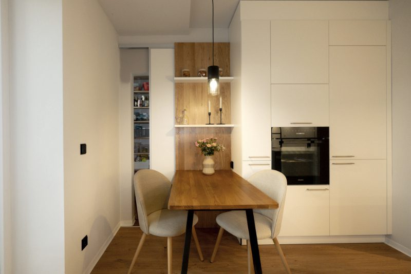 Compact Open-Plan Kitchen with Character